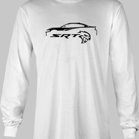 Dodge Charger Long Sleeve T-Shirt - mopar challenger rt srt demon dart hellcat - Picture 3 of 5